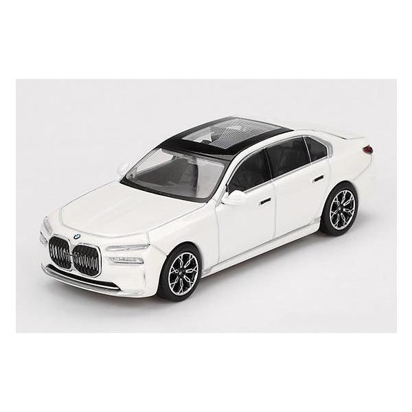 MINIGT[30%OFF]1/64 BMW i7 xDrive60 ミネラルホワイト RHD