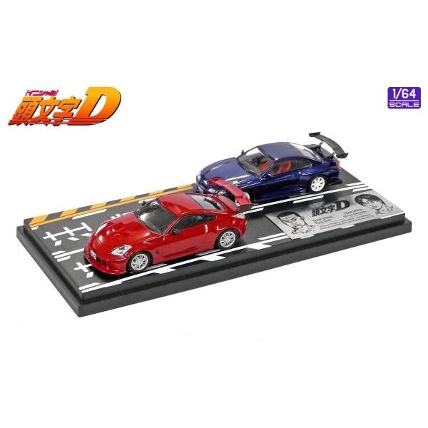 Model cars(ミニカー)REI ブラジル製3台セット 頭文字D』池田竜次フェアレディZ（Z33）＆奥山広也シルビア（S15）の1