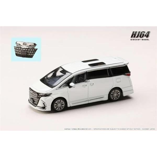 ホビージャパン　1/64 トヨタ アルファードZ H40W/純正オプション プラチナホワイトパールマイカ