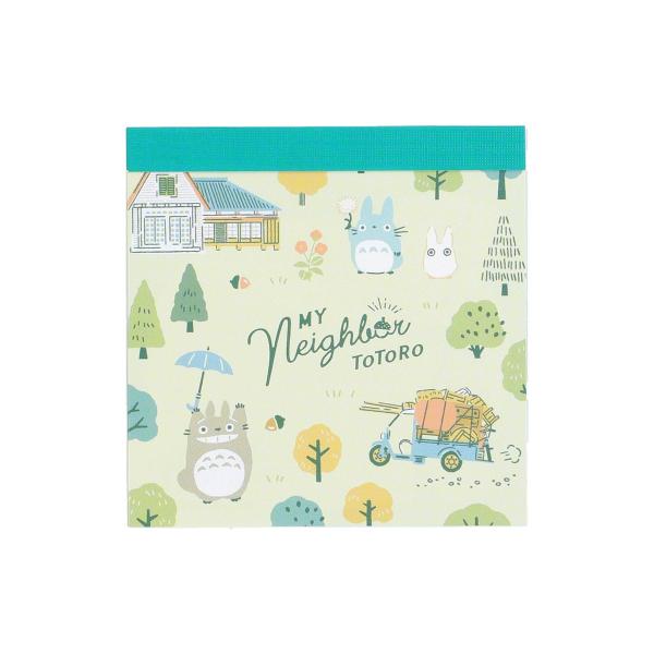 ジブリ☆となりのトトロ 森のトトロ柄 メモ帳☆ネコポス発送可