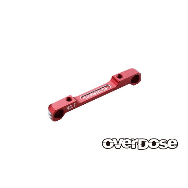 ★OVERDOSE ★ OD2921 「　TC アルミローマウントサスマウント 43.7mm (For GALMシリーズ / レッド)   」　