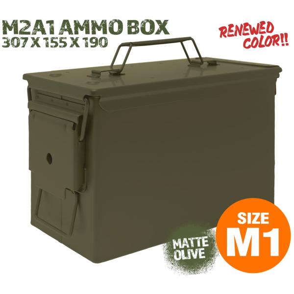 H8012OM2　MILITARY-BASE(ミリタリーベース)M2A1タイプ .50 アンモボックス/OD