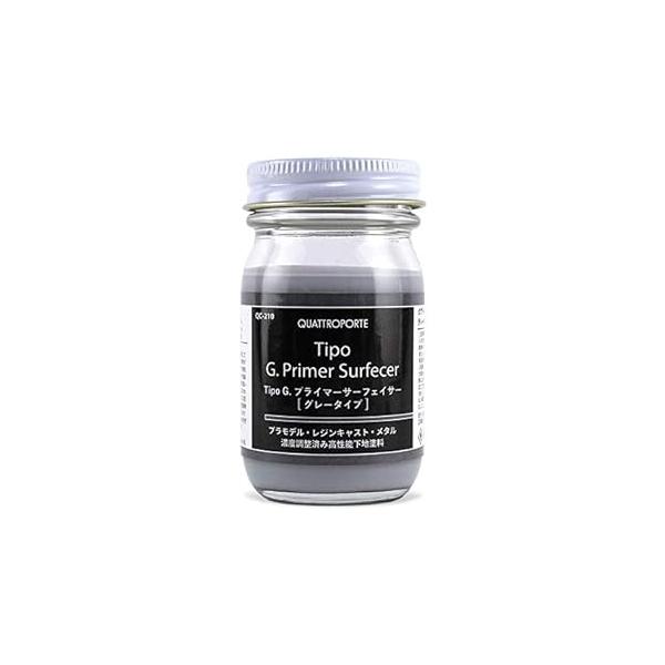 クアトロポルテ Tipo G. プライマーサーフェイサー(グレータイプ) QC-210 下地塗装材 塗装用品