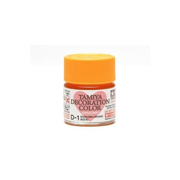 タミヤ デコレーションシリーズ No.1 デコレーションカラー D-1 みかん 76601こんな塗料見たことない！このデコレーションカラーを使えば、うっとりするぐらいとっても鮮やかで美味しそうなスイーツの仕上がりに！！フルーツやお菓子の着色...