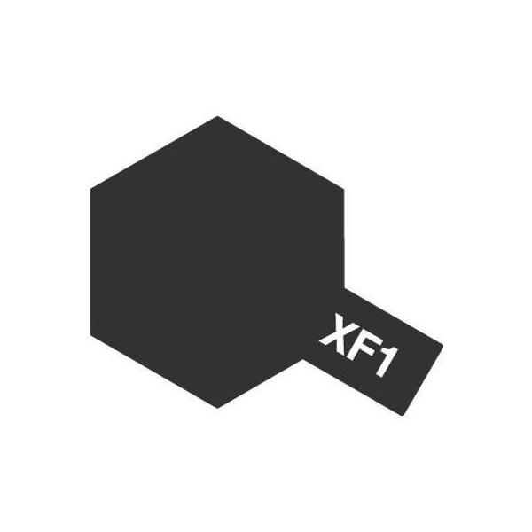 タミヤ エナメル(つや消し) XF-1 フラットブラック 80301