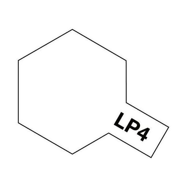 タミヤ ラッカー塗料 LP-4 フラットホワイト 82104ツヤ消しの白。【特徴】●発色の良さ●基本塗装に最適な強い塗膜●乾燥時間が短く、作業効率がアップ●エナメル塗料などでの上塗り仕上げも安心●エアーブラシ塗装に最適●容量：10ml　＊ガ...