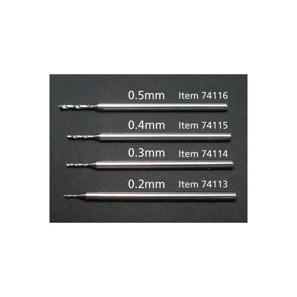タミヤ クラフトツールシリーズ No.116 精密ドリル刃0.5mm(軸径1.0mm) 74116 爆買