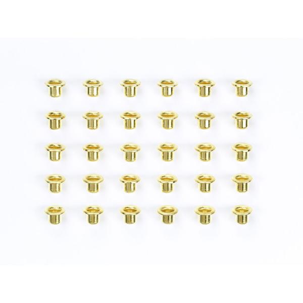 AOパーツAO-1049 ミニ四駆 はとめ (30個)MINI 4WD EYELETS (30PCS.)【 ミニ四駆の汎用パーツとして補修や改造用に使えます 】 ミニ四駆の軸受けとして使われている2.5×2.5mmのはとめ。ドライブシャフト...