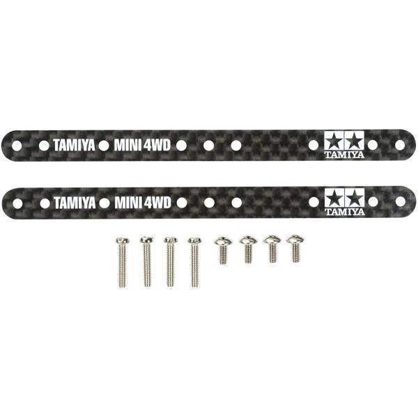 他サイト： タミヤ ミニ四駆 グレードアップパーツ GP No.495 HG カーボンマルチ補強プレート (1.5mm) 15495の商品画像