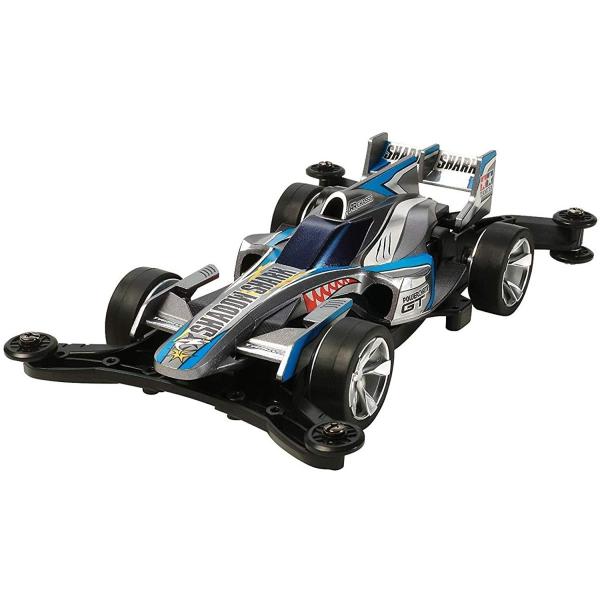 1/32 ミニ四駆REVシリーズ No.41/32 シャドウシャーク(ARシャーシ)SHADOW SHARK (AR CHASSIS)【 サメとフォーミュラカーのイメージを合体させた空力ボディ 】 高性能な走りでレースも楽しい四輪駆動レーサ...