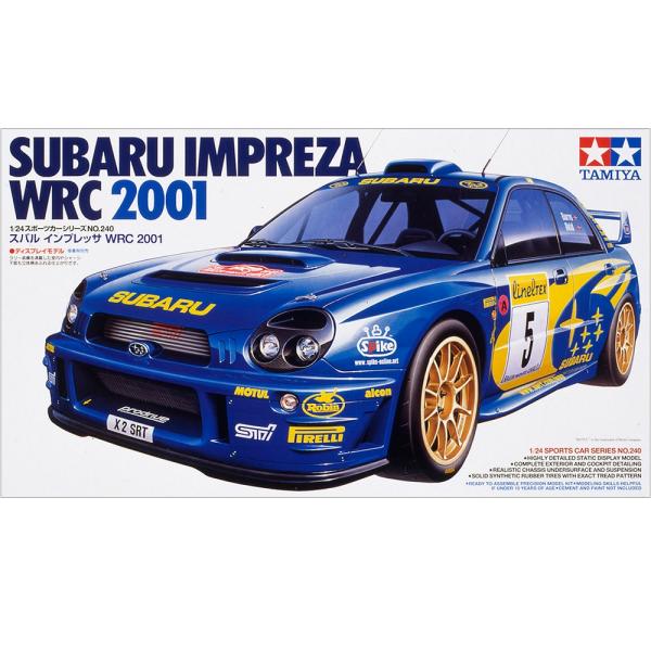 タミヤ 1/24 スポーツカーシリーズ No.240 1/24 スバル インプレッサ WRC 2001 プラモデル 模型 スケールモデル 24240【 スバル インプレッサ WRC 2001について 】 2001年の世界ラリー選手権制覇のた...