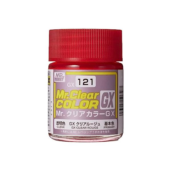 GSIクレオス Mr.クリアカラーGX クリアルージュ 18ml 模型用塗料 GX121