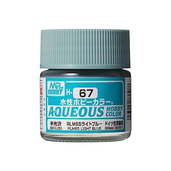 GSIクレオス 水性ホビーカラー RLM65ライトブルー H67水性ホビーカラーは、ご家庭内で安全快適に塗装を楽しめるように設計され、1982年に登場しました。2019年には約38年ぶりに主原料設計を改め、性能と安全性が飛躍的に向上。ご家庭...