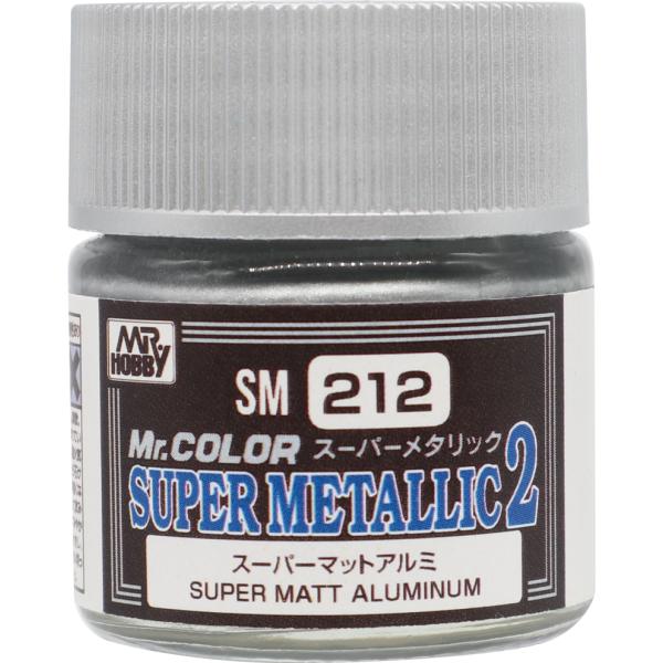 GSIクレオス SM212 スーパーマットアルミ Mr.スーパーメタリック2 10ml 塗装用品 新製品 クレオス 塗料 爆買