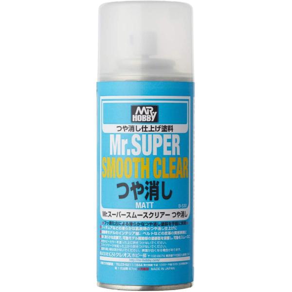 他サイト： GSIクレオス Mr.スーパースムースクリアー（溶剤系スプレー） つや消し B530の商品画像