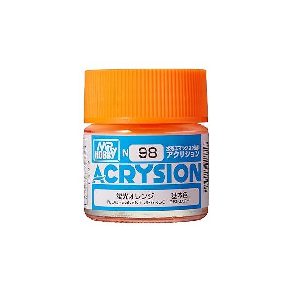 GSIクレオス アクリジョンカラー 蛍光オレンジ 蛍光 10ml 模型用塗料 N98