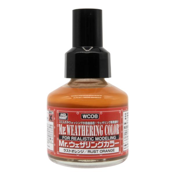 GSIクレオス Mr.ウェザリングカラー ラストオレンジ 40ml WC08Mr.ウェザリングカラー塗装したプラモデルに、汚れを追加してよりリアリティのある風合いにするための油彩をベースにした伸びのよい塗料です。スミイレやウォッシングなど、...