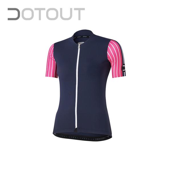 DOTOUT サイクルジャージ　Stripe W Jersey DOTOUT/ドットアウト Stripe W Jersey 704 blue-fuchsia