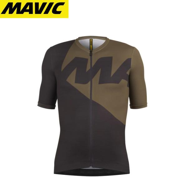 MAVIC マビック AKSIUM GRAPHIC JERSEY CARBONE/OLIVE : サイクル