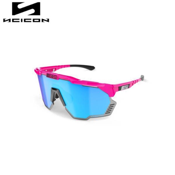 SCICON AEROSHADE KUNKEN シーコン White Matt/Multimorror Blue Aeroshade Kunken Sunglasses