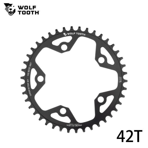未使用ウルフトゥース Drop-Stop チェーンリング 44T 107BCD Amazon | ウルフトゥース(Wolf Tooth) 107 BCD Chainring for