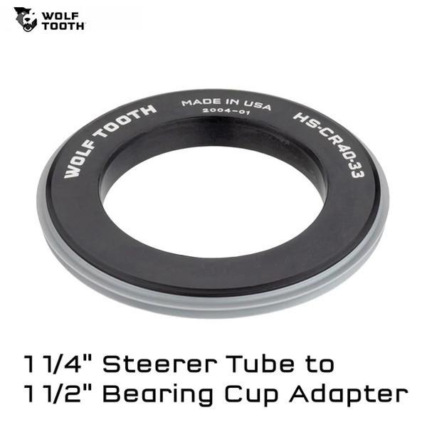 WolfTooth ウルフトゥース ADAPTER 1 1/4 STEERER TO 1 1/2 BEARING CUP  ヘッドパーツ