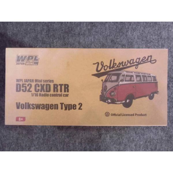 WPL JAPAN Miniシリーズ CXD D52 RTR Volkswagen Type 2 (ワーゲンバス