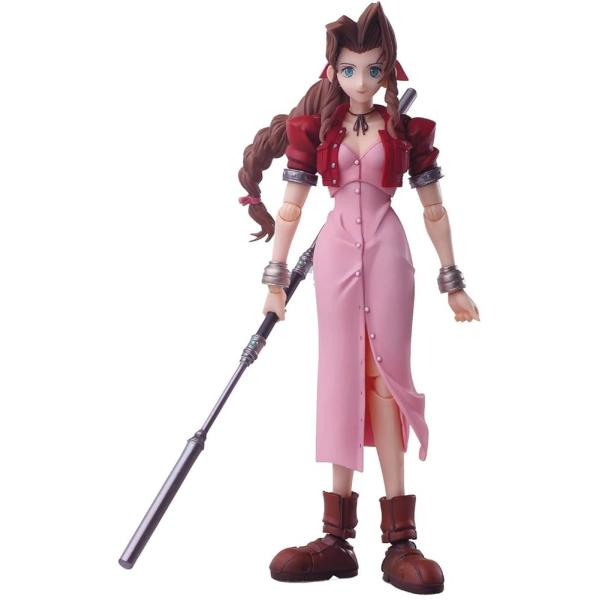 新品未開封 ファイナルファンタジーVII ブリングアーツ エアリス・ゲインズブール PVC製 塗装済み可動フィギュア