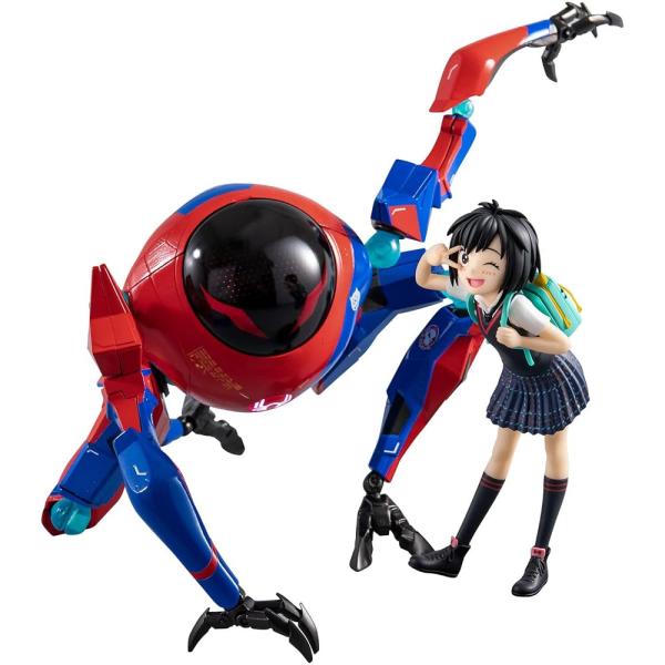 新品未開封 スパイダーマン：スパイダーバース SVアクション ペニー・ パーカー ＆ SP//dr（再販） 約100mm ABS＆PVC製 塗装済み完成品 アクションフィギュア