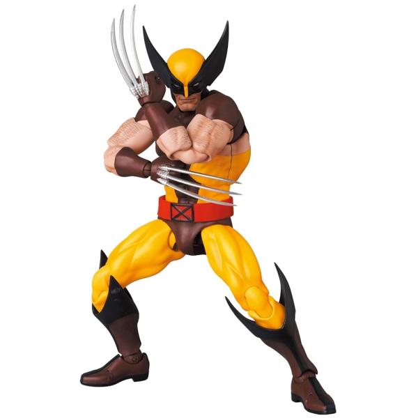 新品未開封 メディコム・トイ MAFEX マフェックス No.138 WOLVERINE ウルヴァリン (BROWN COMIC Ver.) 全高約145mm 塗装済み アクションフィギュア