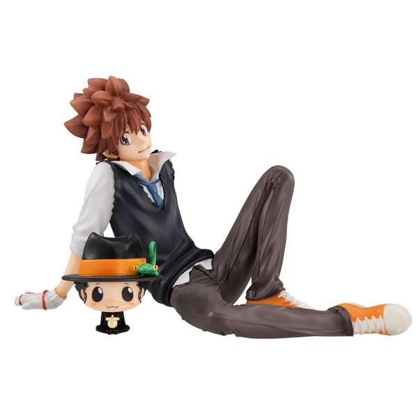 新品未開封 メガハウス(MegaHouse) G.E.M.シリーズ 家庭教師ヒットマンREBORN! てのひらツナくん＆リボーン 約80mm PVC製 塗装済み完成品フィギュア
