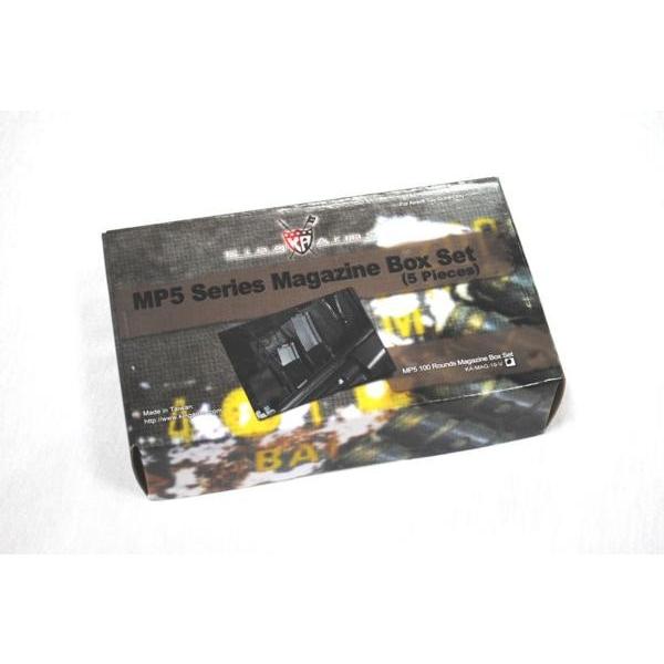 KINGARMS マルイ MP5 対応 100連マガジン 5本セット : hobbystorejp