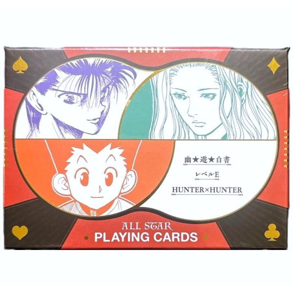 冨樫義博展 オールスター箔押しトランプ（箔押しBOX付き） 原画展 冨樫展 冨樫義博 HUNTER×HUNTER ハンターハンター 幽遊白書 レベルE
