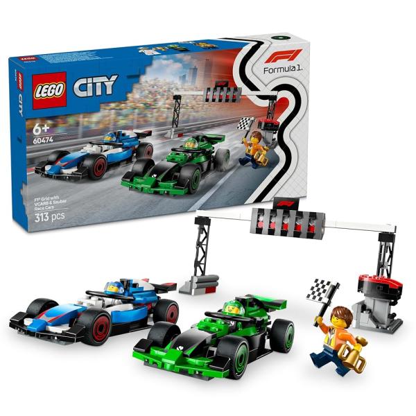 レゴ LEGO 60474 Ctiy レゴシティ F1 グリッドと VCARB ＆ Sauber レースカー