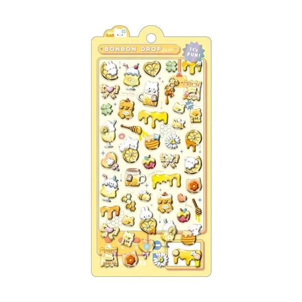 正規品　ボンボンドロップシール　はちみつ　ほわほわ　めろめろ　きぐるみ 任天堂（Nintendo） ボンボンドロップシール はちみつボンボン