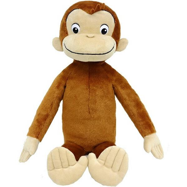おさるのジョージ ぬいぐるみ L アニメーションジョージ さる サル 猿 Nhk 座高30cm 保育園 幼稚園 小さいお子様用 ほびすと 通販 Yahoo ショッピング