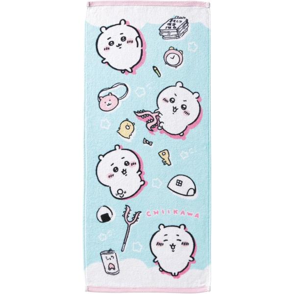 他サイト： フェイスタオル ちいかわ ちいかわいろいろ 裏面カラー 綿100％ 抗菌 防臭 ぬいぐるみ グッズ おもちゃ  新品 *即納の商品画像