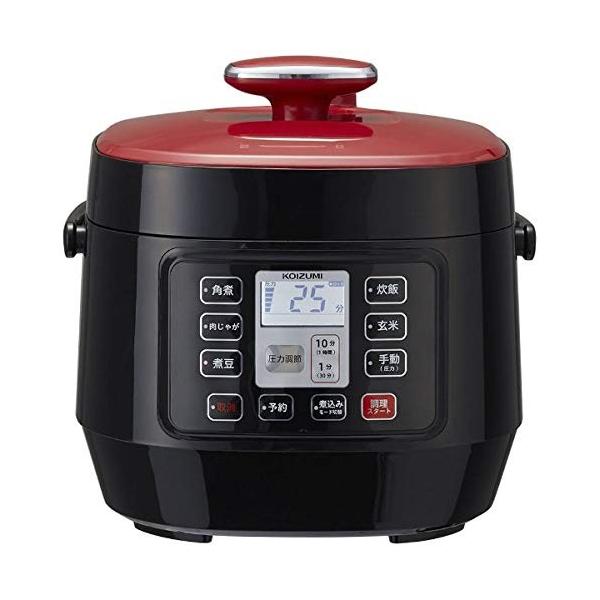コイズミ マイコン電気圧力鍋 炊飯器 レッド pressのコイズミ mo 870345UDT7 mono KSC 3501/R KSC 3501/R mo 870345UDT7ならショッピング