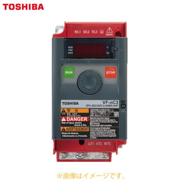 TOSHIBA 東芝 簡単・小形インバータ 三相200V入力 VF-NC3-2022P