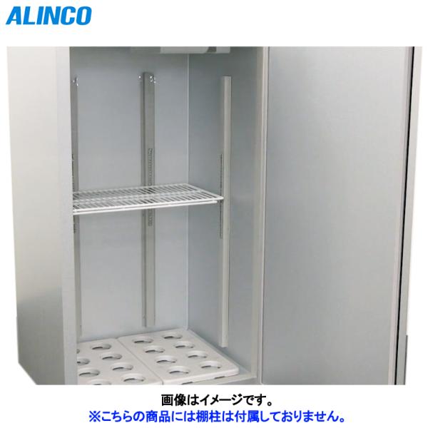 メーカー：ALINCO型式：MET800D■追加棚板セット(※こちらの商品は棚柱はついておりません)耐荷重：60kg/1枚棚板サイズ：W455×D485mm付属品：棚板/1枚、フック/4個適用機種TWY1100NF、TWY1400NF(左)...