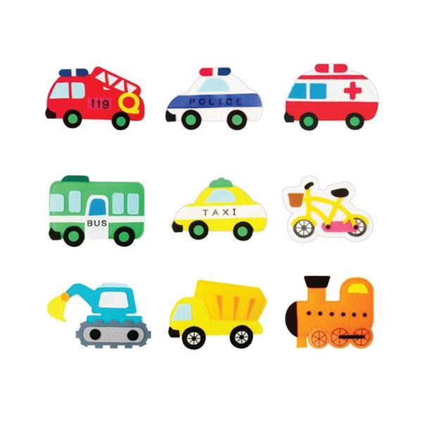 フェルトの部品 陸の乗り物 9個 保育モール 通販 Yahoo ショッピング