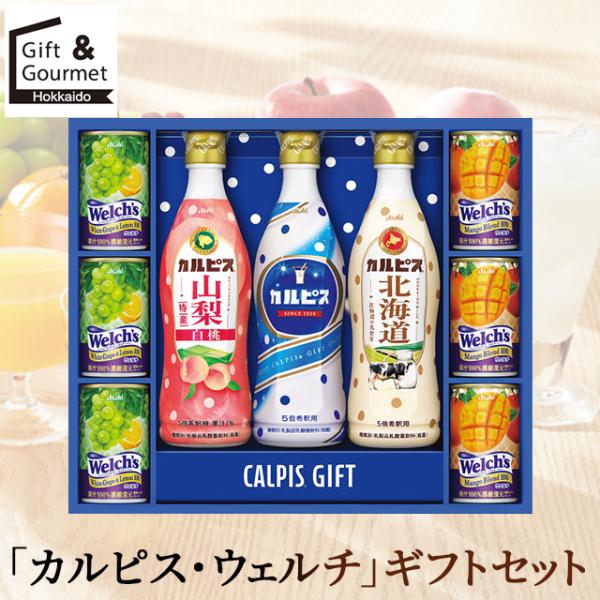 ＊とりそぼろ＊ カルピス　Welch's 飲料ギフトセット 敬老の日 ジュース ギフト 「カルピス・ウェルチ」ギフトセット(VL30R