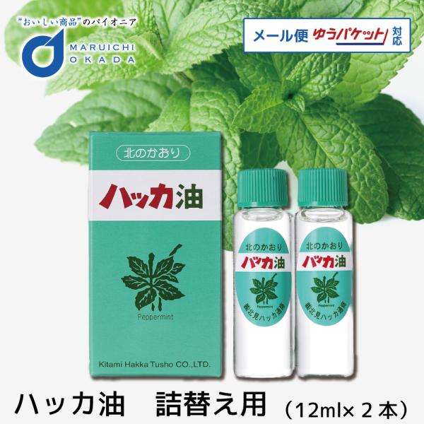 ハッカ油 詰替え用 リフィル 12ml 2本 北見ハッカ通商 メール便 送料無料 虫除け 携帯用 爽やか ハッカ はっか 北海道 道産 花粉 ミント 殺菌 消臭 Buyee Servicio De Proxy Japones Buyee Compra En Japon