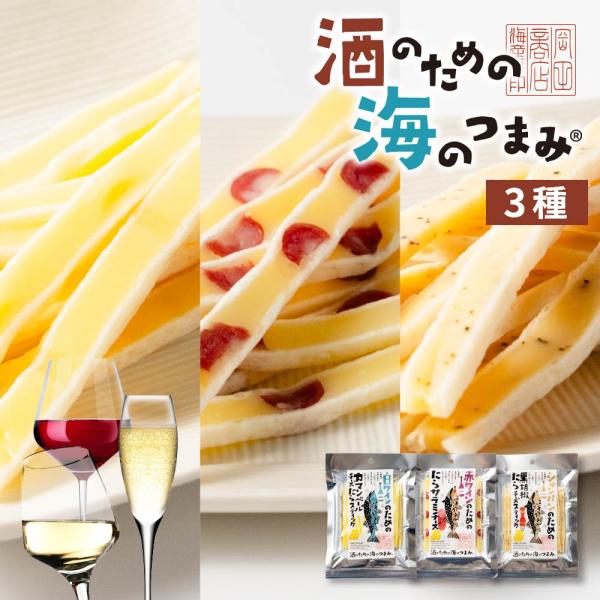 おつまみセット 酒のための海のつまみ 3袋セット Cセット メール便 送料無料 おつまみセット 珍味セット 酒のつまみ プレゼント チーズ ワイン 爆買 敬老の日