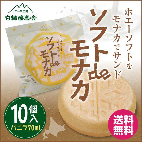 アイス ソフトdeモナカ 最中アイス 10個 メディア紹介 生乳 北海道産 限定 バニラ ミルク 個包装 白糠酪恵舎 スイーツ 夏ギフト 母の日 お中元 送料無料