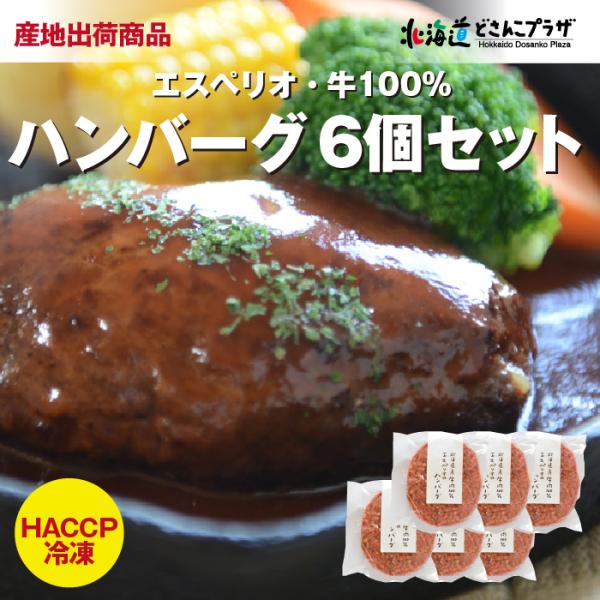 【30％OFF クーポン】 産地出荷 お歳暮「エスペリオ ハンバーグ6個セット」冷凍 送料込 ギフト