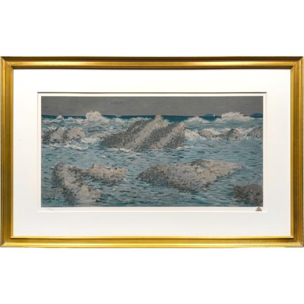 青木繁 「海」 リトグラフ 版画 絵画 - 北海道画廊