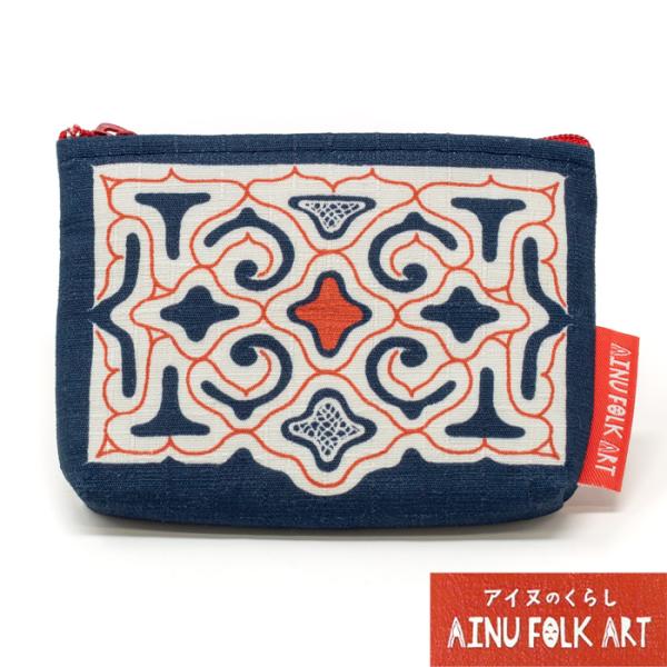 アイヌのくらし ファスナー付きカードケース 北海道 お土産 おみやげ