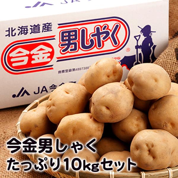 送料無料】今金男しゃくたっぷり10kgセット 幻のじゃがいも 今金町