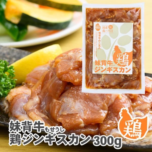 妹背牛鶏ジンギスカン 300g 北海道 お土産 おみやげ 妹背牛町 鳥 鶏肉 味付ジンギスカン 成吉思汗 塩麹 ギフト プレゼント 贈答